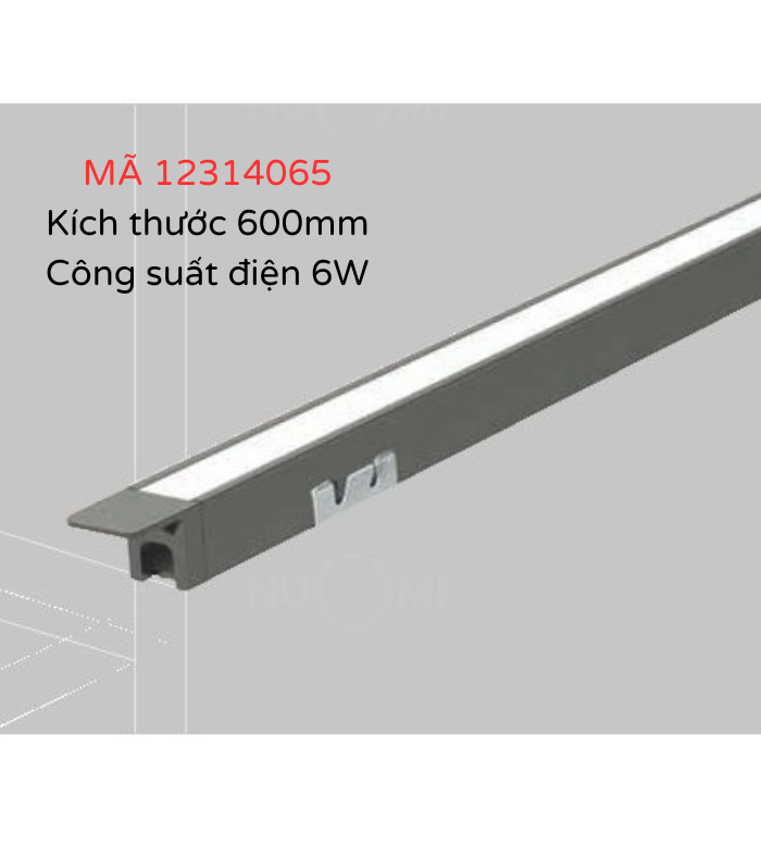 THANH ĐÈN TÍCH HỢP SIÊU HẸP 8-10MM (4000K ĐEN MỜ) - 600mm - 6W