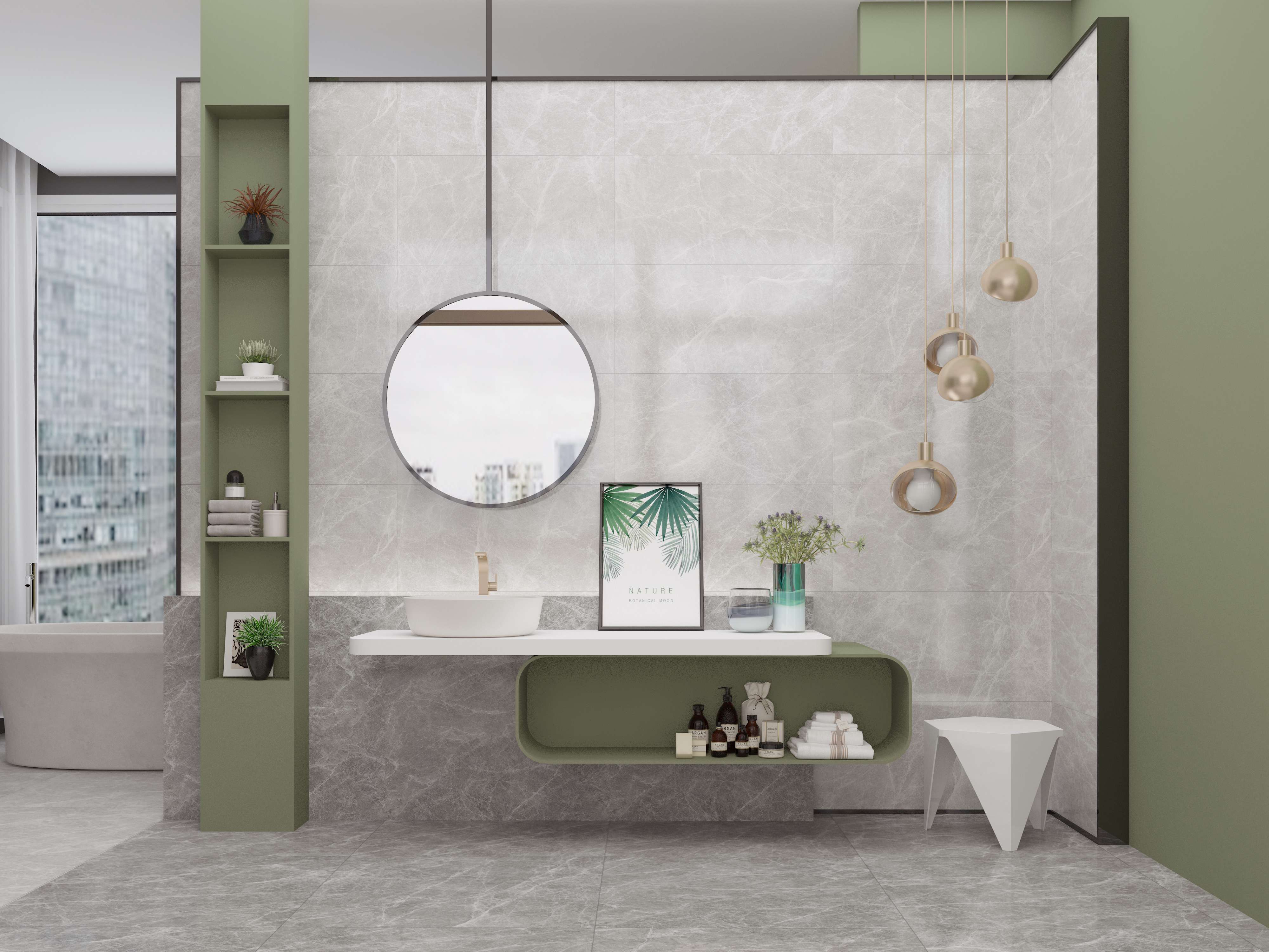 Gạch lát nền xương đá - 800x800mm