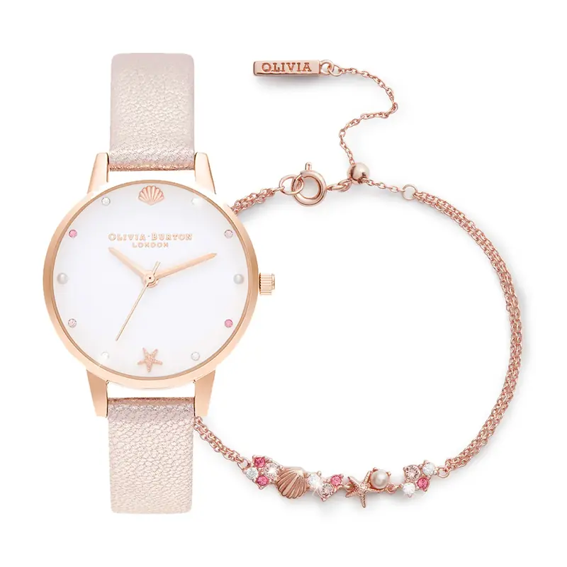 30mmSparkle Watch & Bracelet Gift Set 