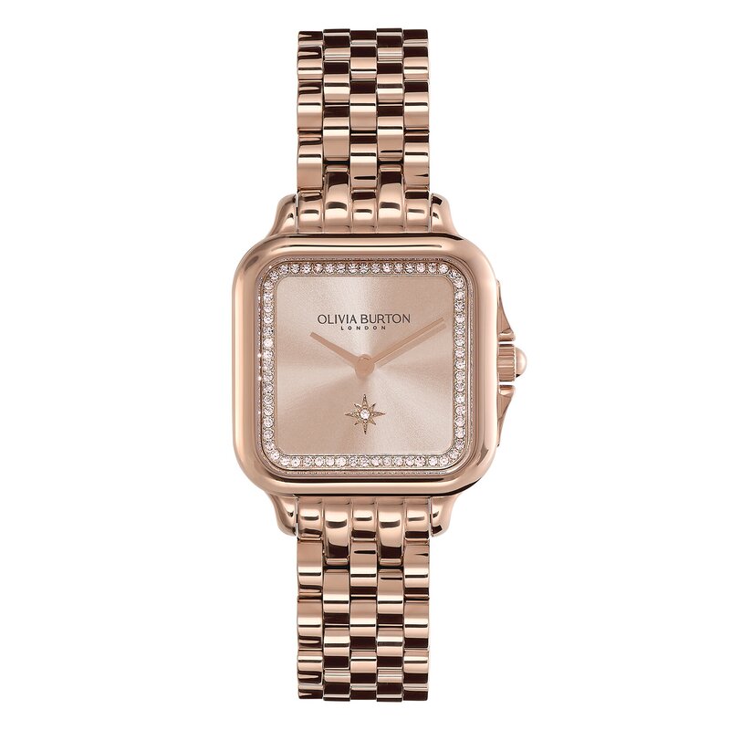 28mm Grosvenor Blush & Carnation Gold Bracelet Watch