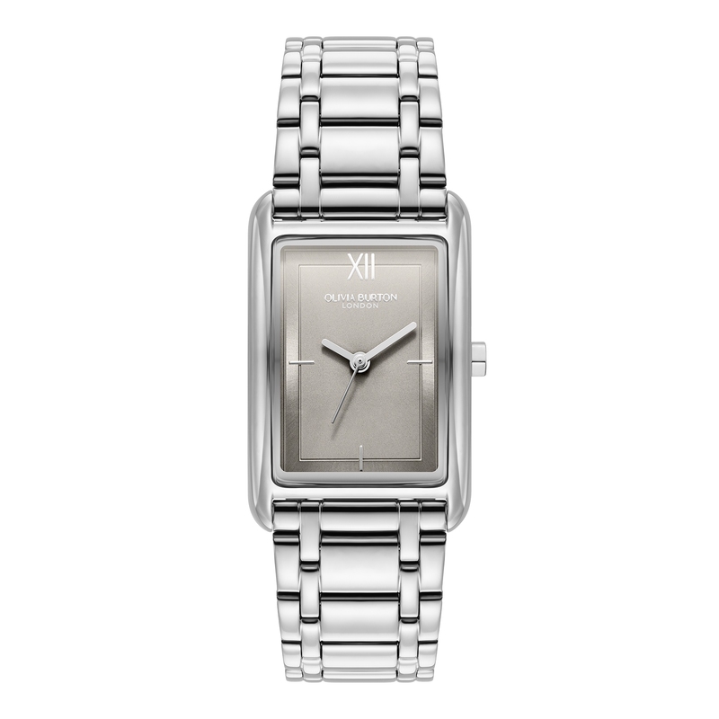 23mm Grove Dove Grey & Silver Bracelet Watch 