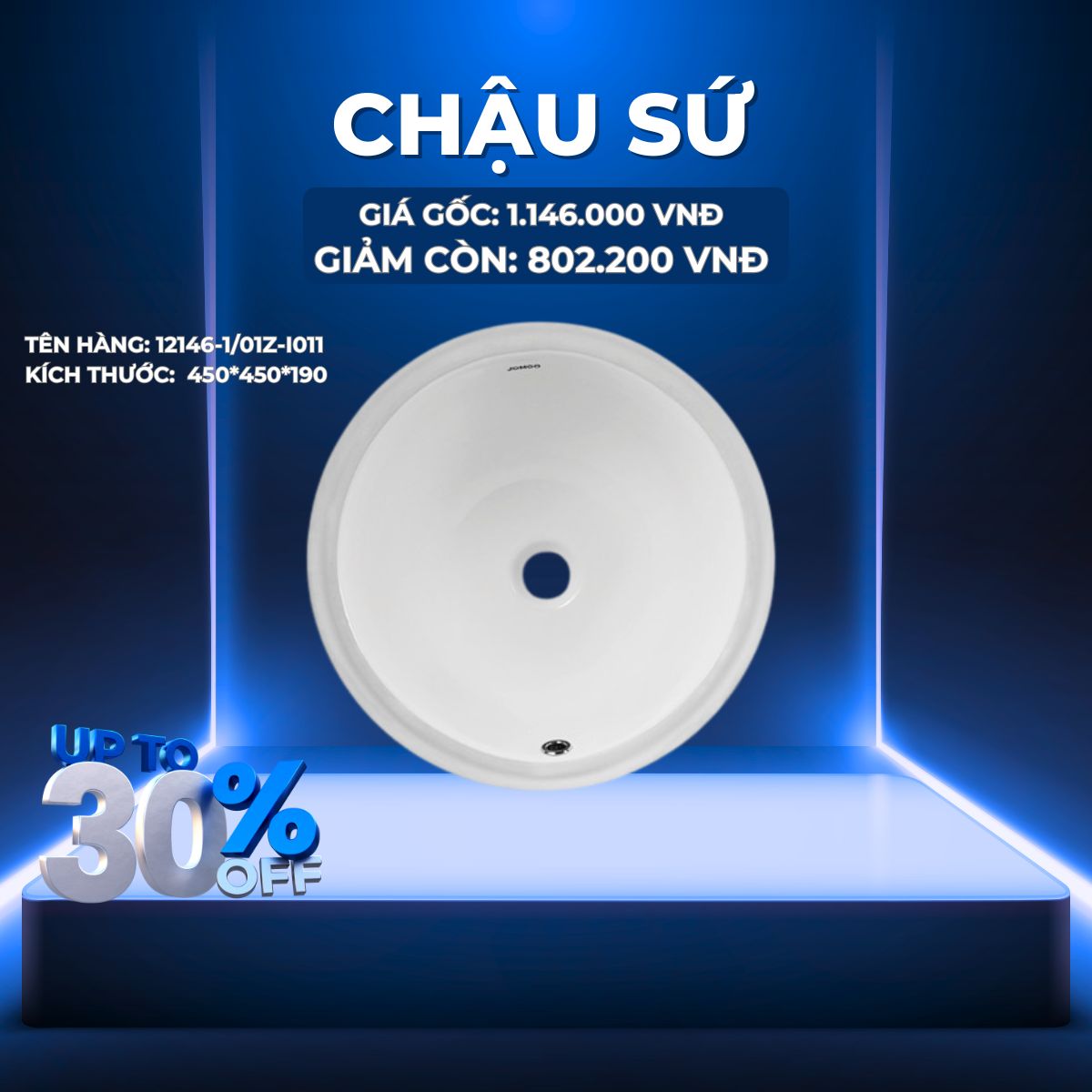 CHẬU RỬA ÂM BÀN JOMOO 12146-1/01Z-I011