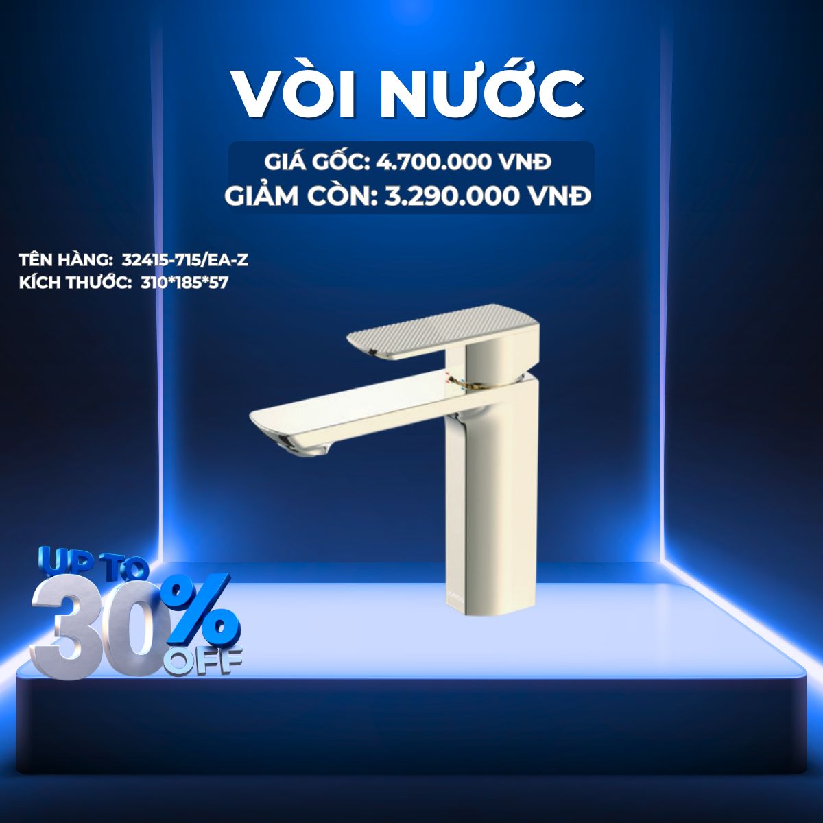 VÒI LAVABO NÓNG LẠNH JOMOO 32415-715/EA-Z