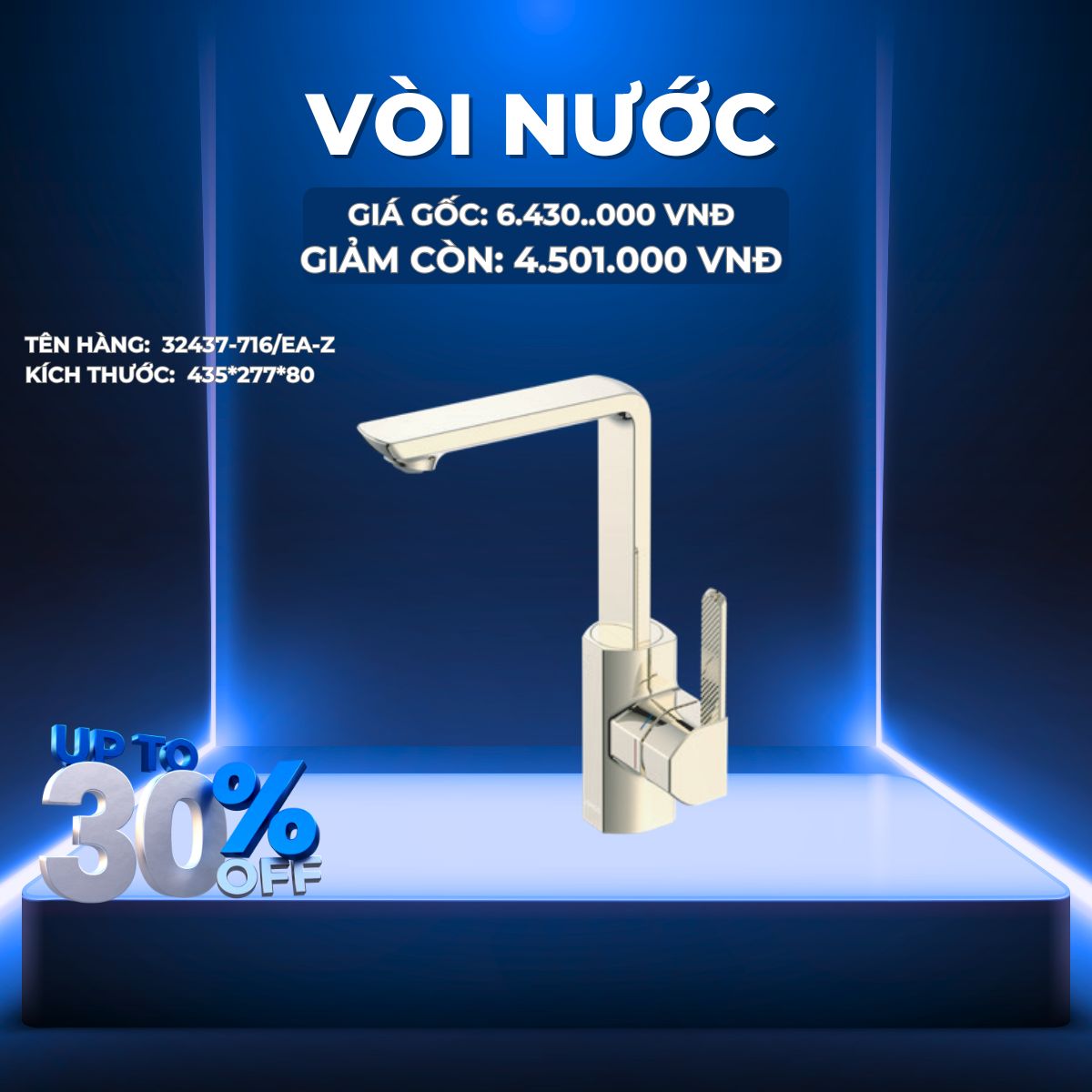 VÒI LAVABO NÓNG LẠNH JOMOO 32437-716/EA-Z