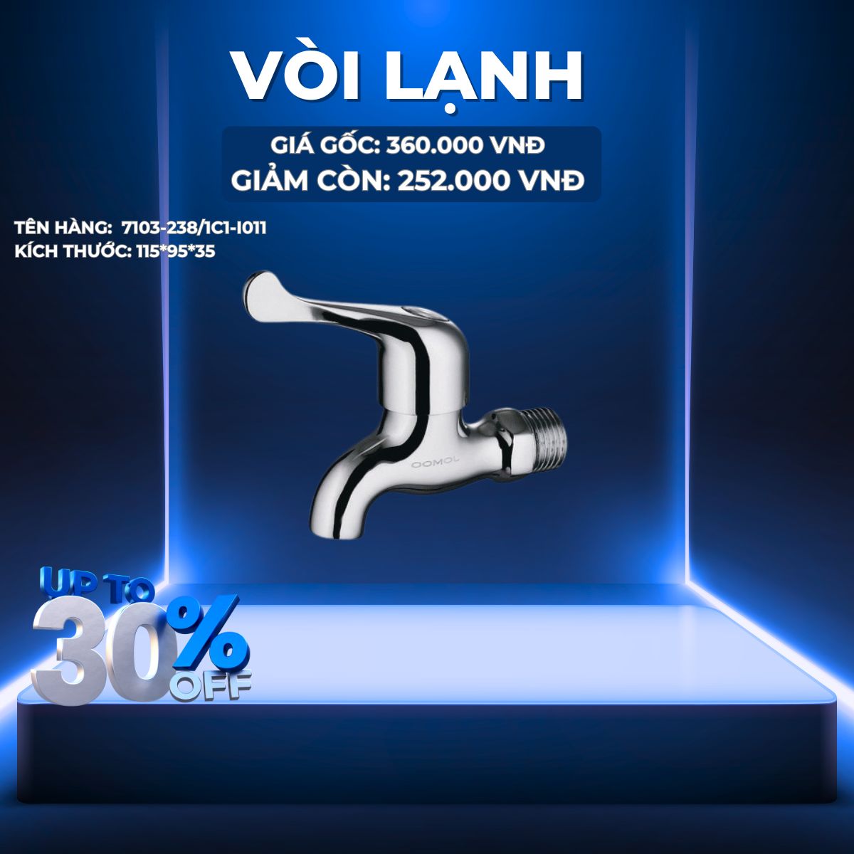 Vòi lạnh JOMOO 7103-238/1C1-I011