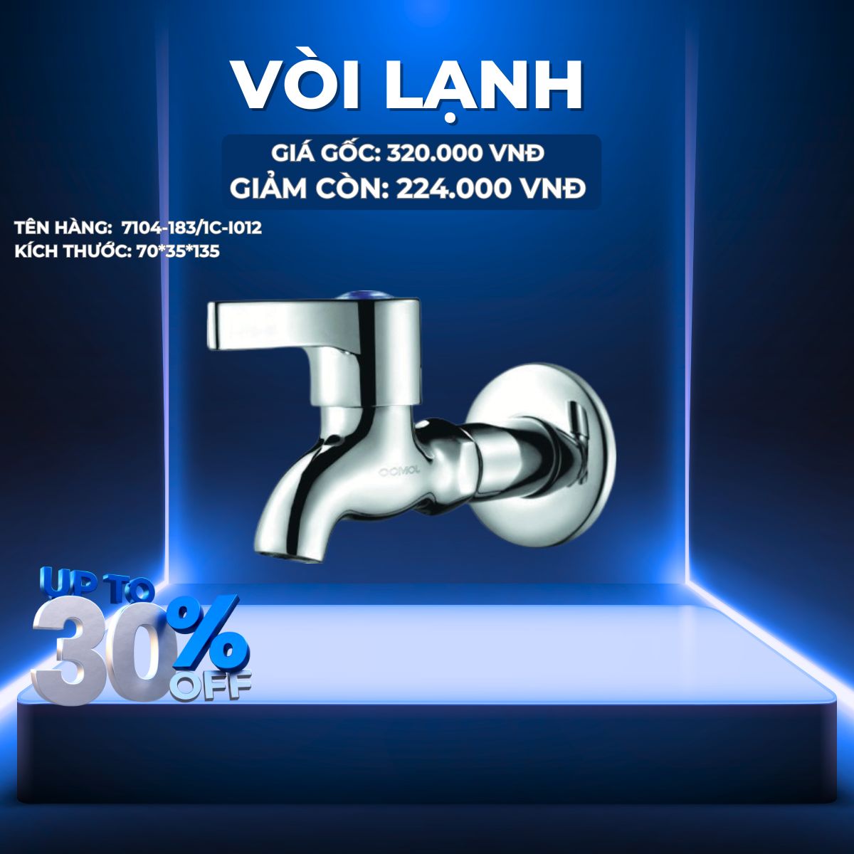 Vòi lạnh JOMOO 7104-183/1C-I012