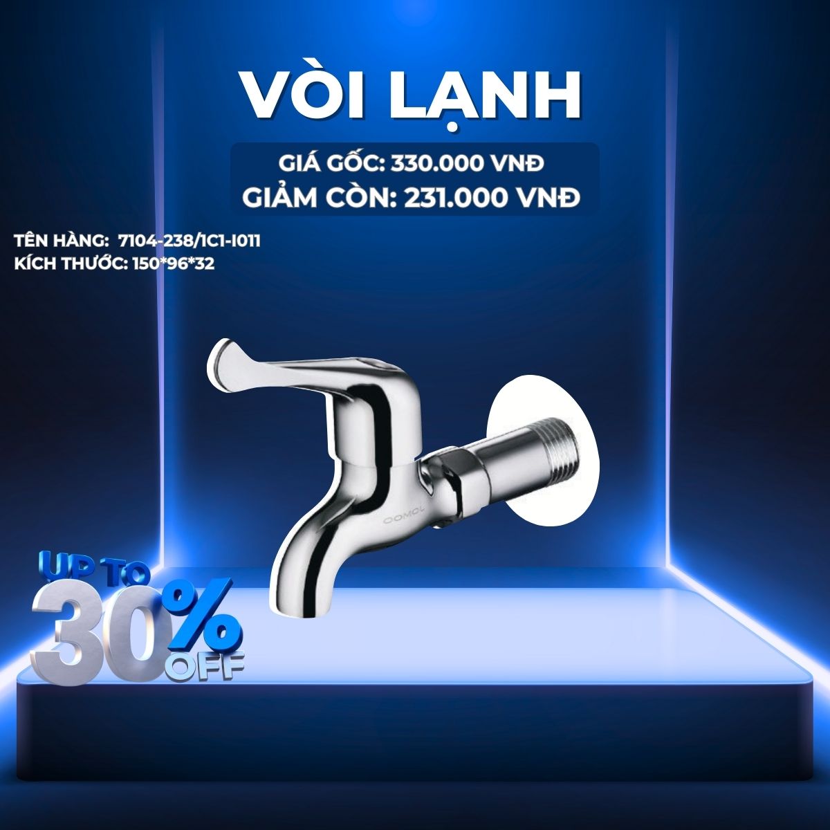 Vòi lạnh JOMOO 7104-238/1C1-I011