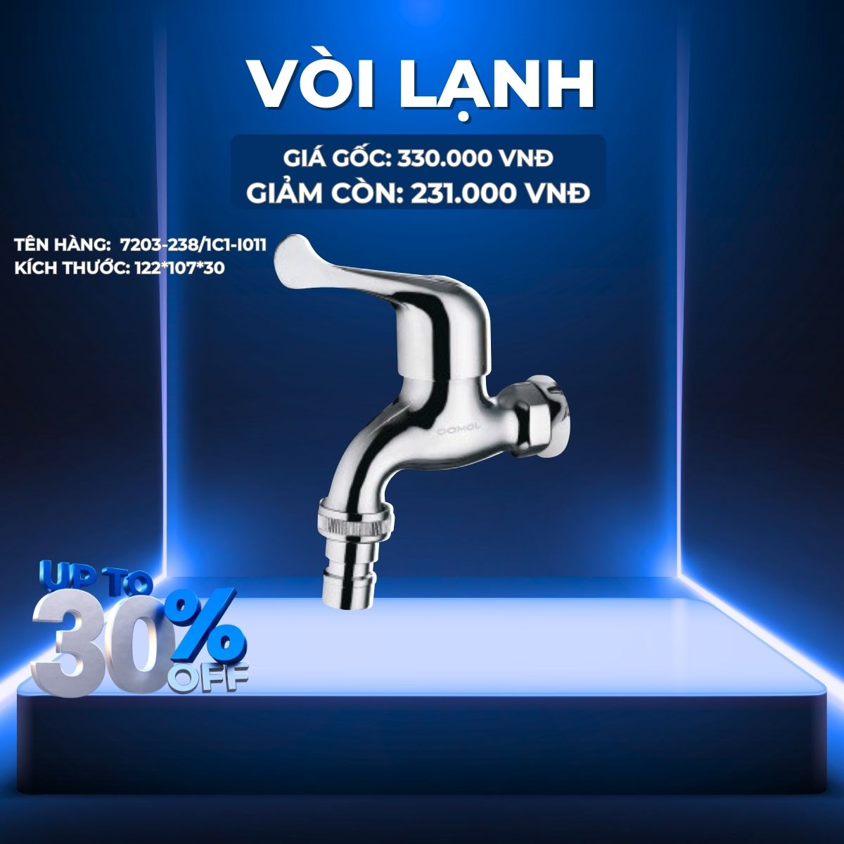 Vòi lạnh JOMOO 7203-238/1C1-I011