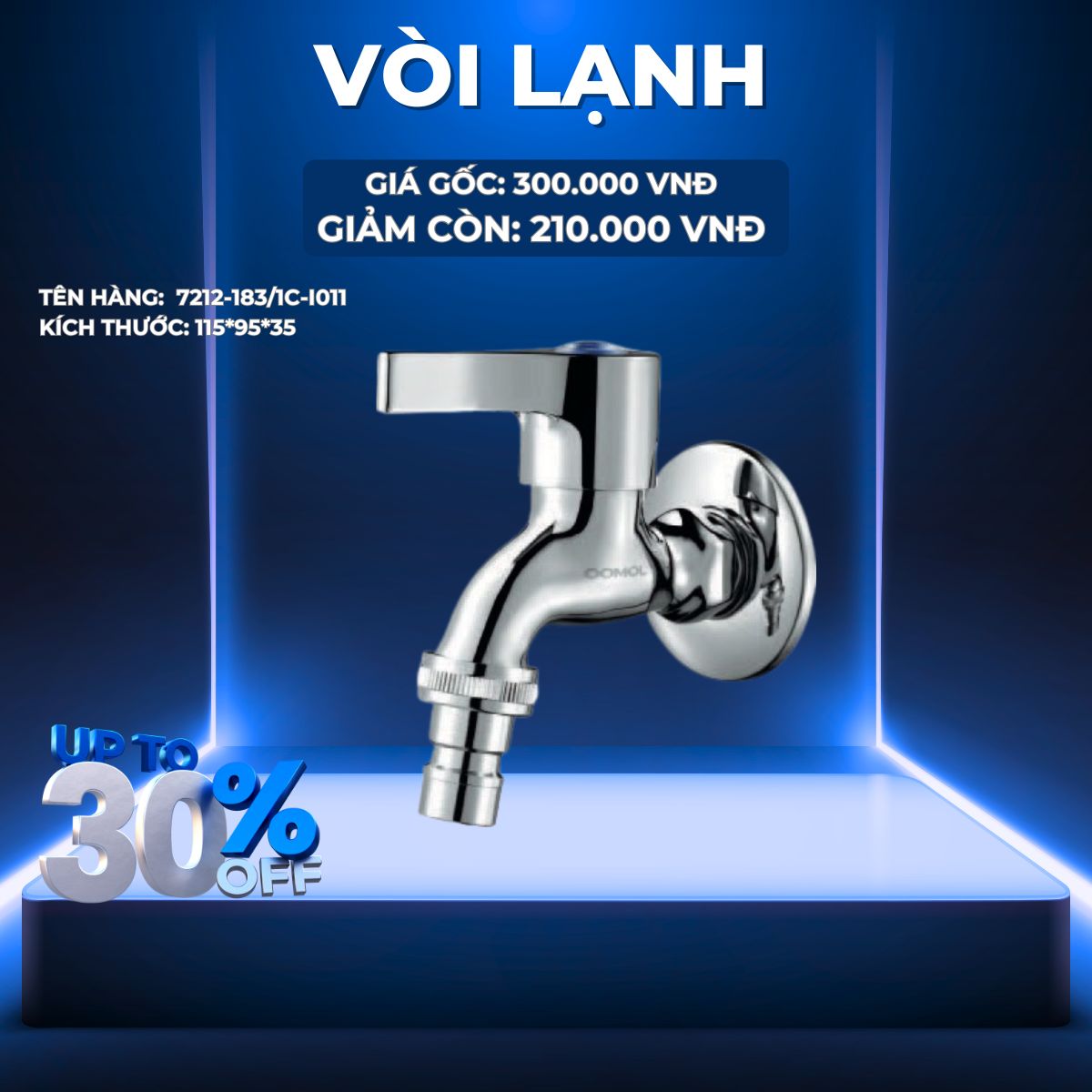 VÒI LẠNH JOMOO 7212-183/1C-I011