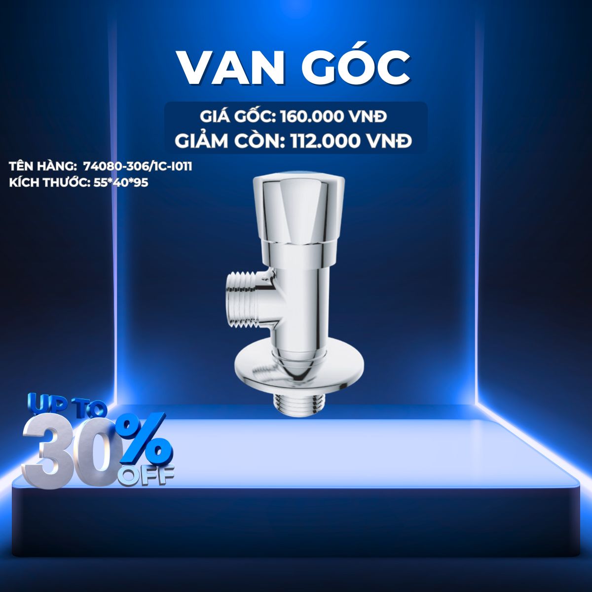 VAN GÓC JOMOO 74080-306/1C-I011