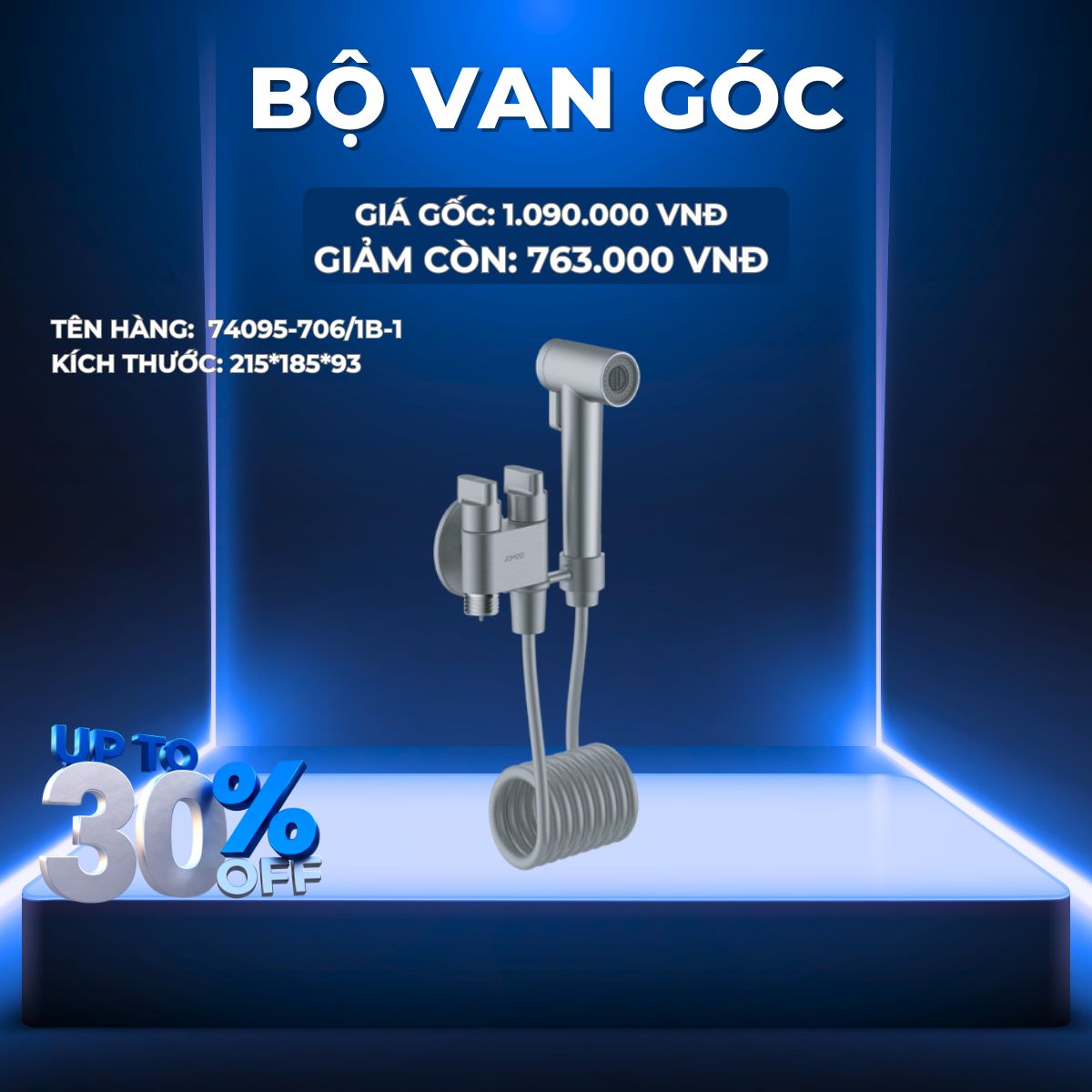 BỘ VAN GÓC JOMOO 74095-706/1B-1