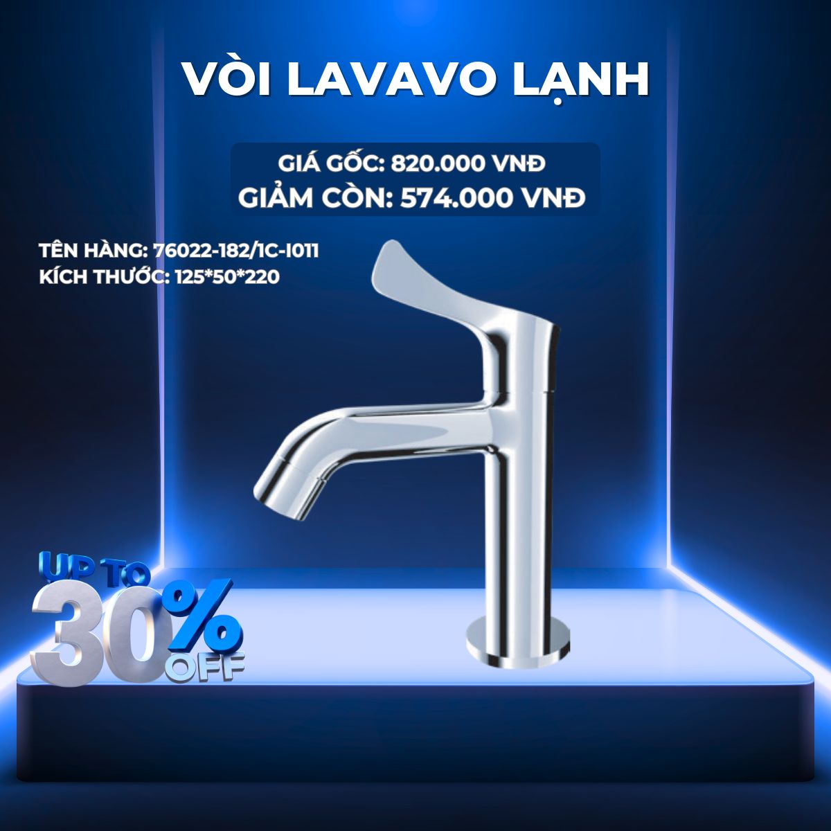 VÒI LAVABO LẠNH JOMOO 76022-182/1C-I011