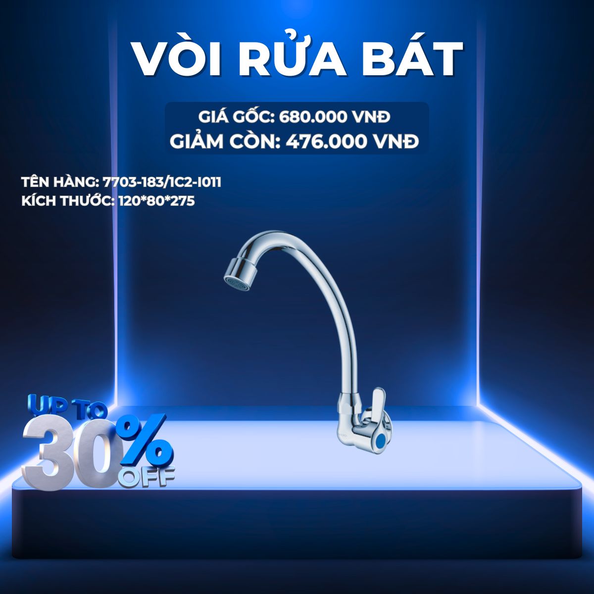 VÒI RỬA BÁT JOMOO 7703-183/1C2-I011