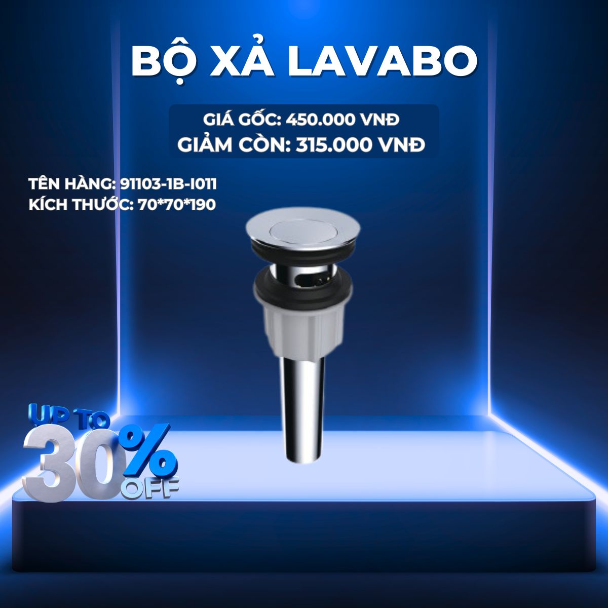 BỘ XẢ LAVABO JOMOO 91103-1B-I011