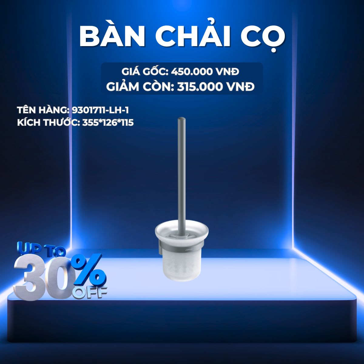 BÀN CHẢI CỌ VỆ SINH JOMOO 9301711-LH-1