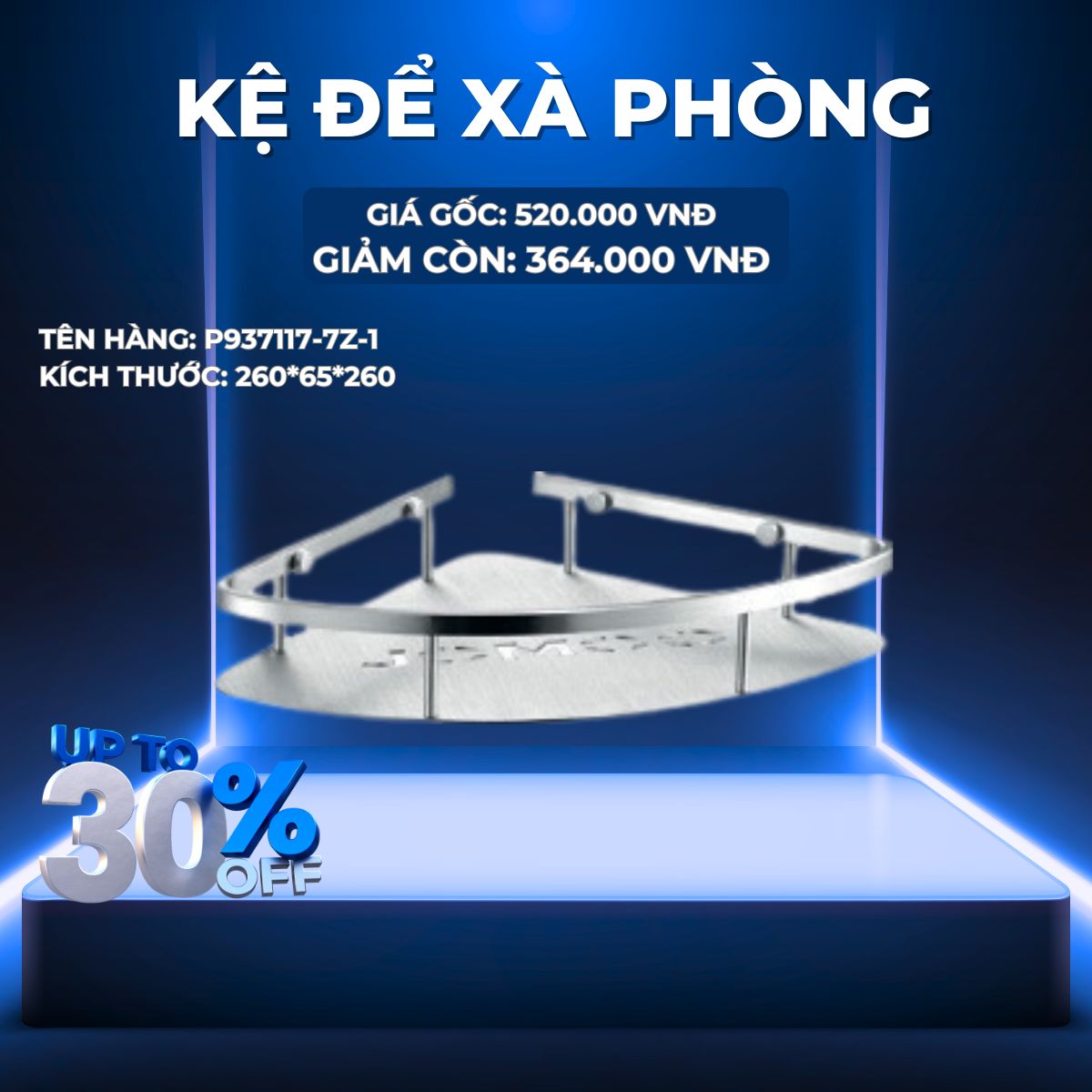 KỆ ĐỂ XÀ PHÒNG JOMOO P937117-7Z-1