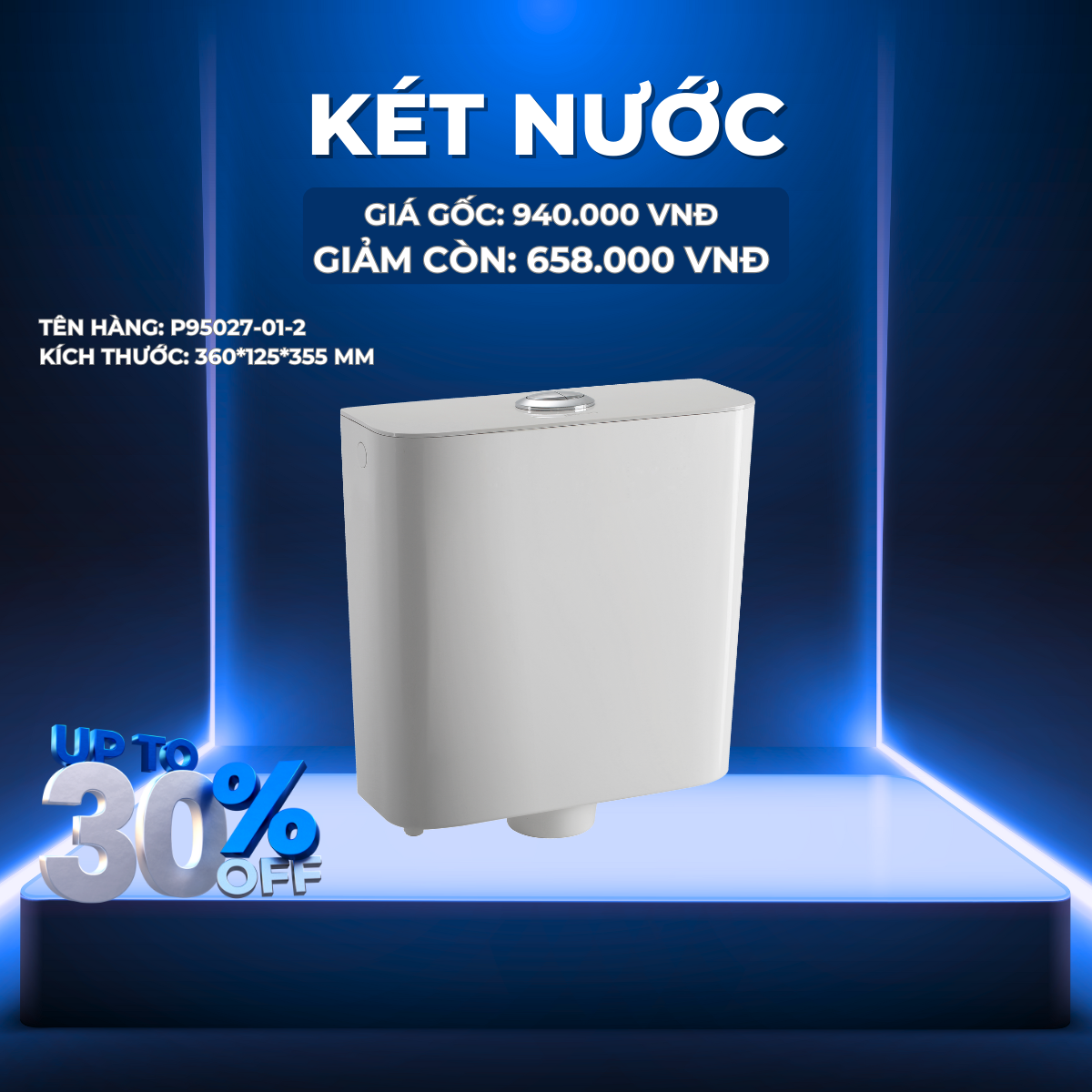 KÉT NƯỚC JOMOO P95027-01-2