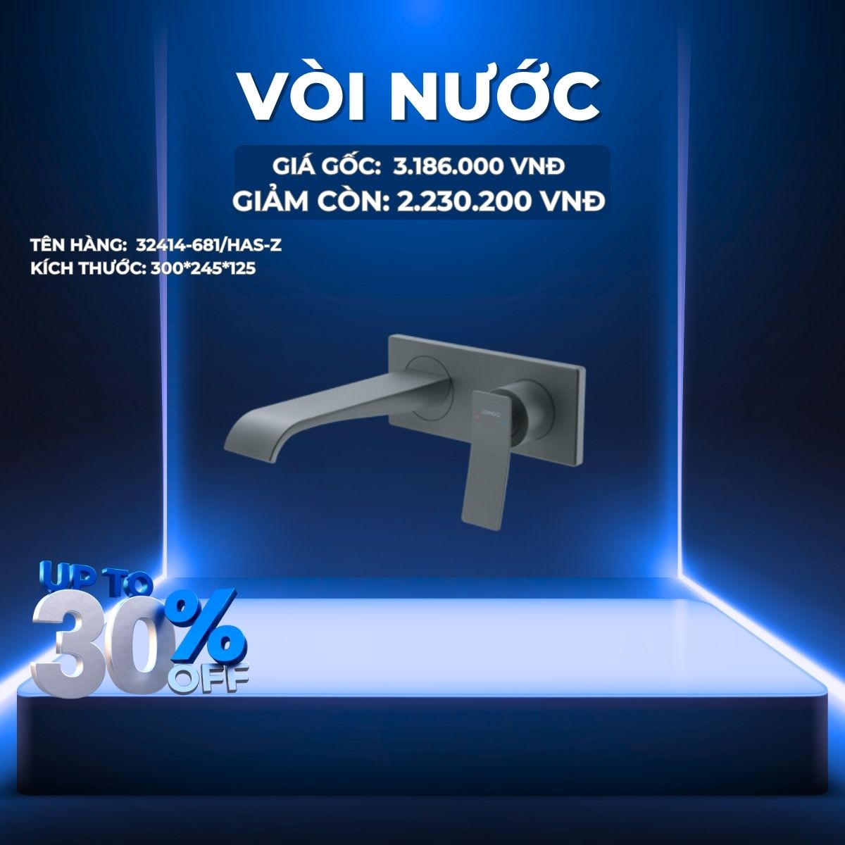 VÒI LAVABO NÓNG LẠNH JOMOO 32414-681/HAS-Z