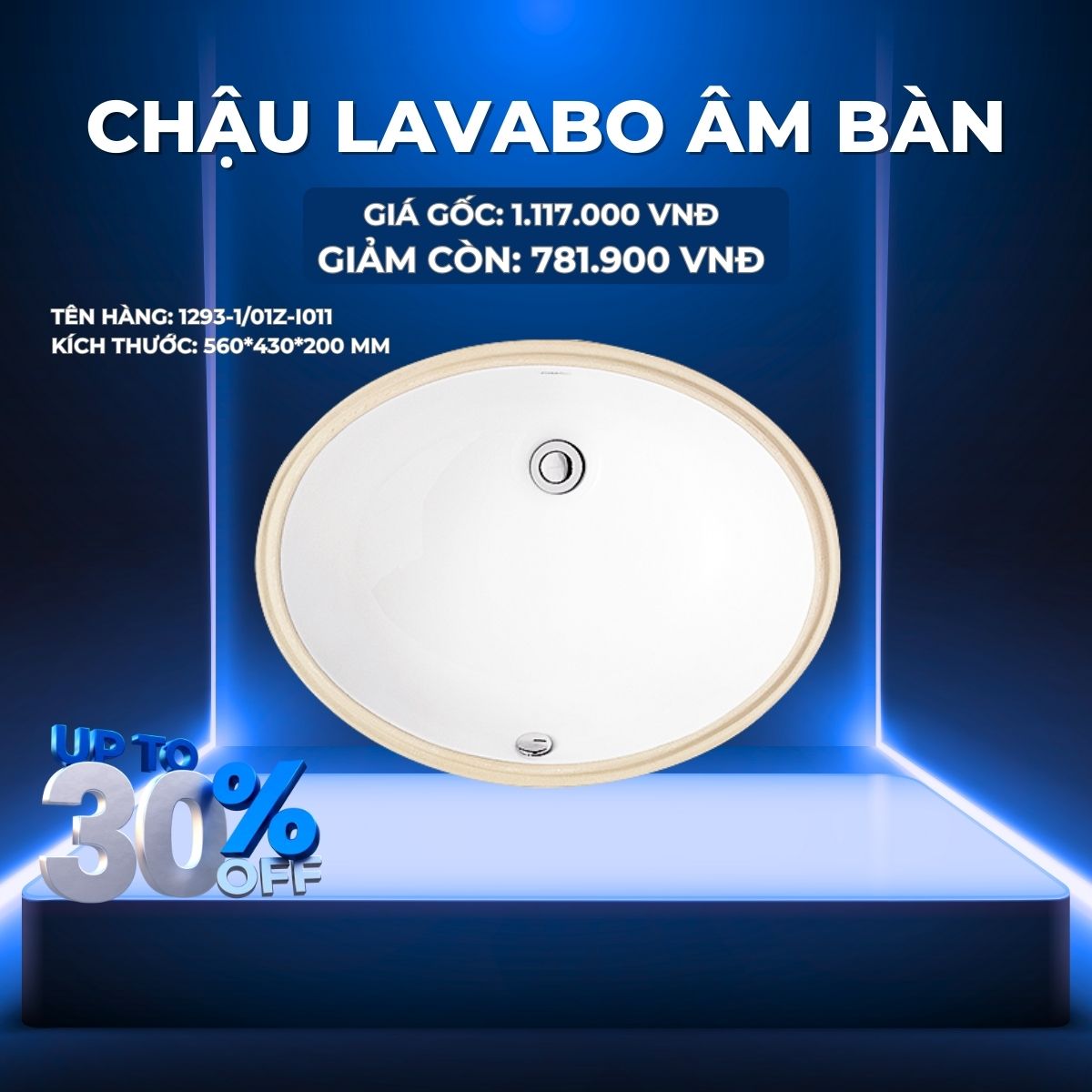 CHẬU RỬA ÂM BÀN JOMOO 1293-1/01Z-I011