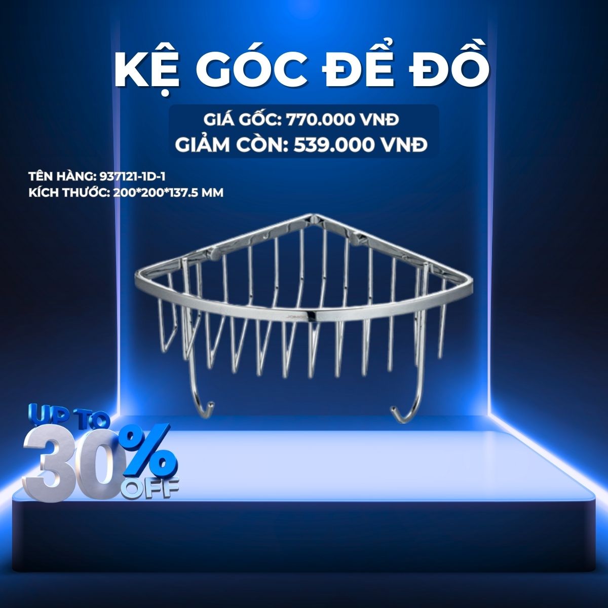 KỆ GÓC ĐỂ ĐỒ JOMOO 937121-1D-1