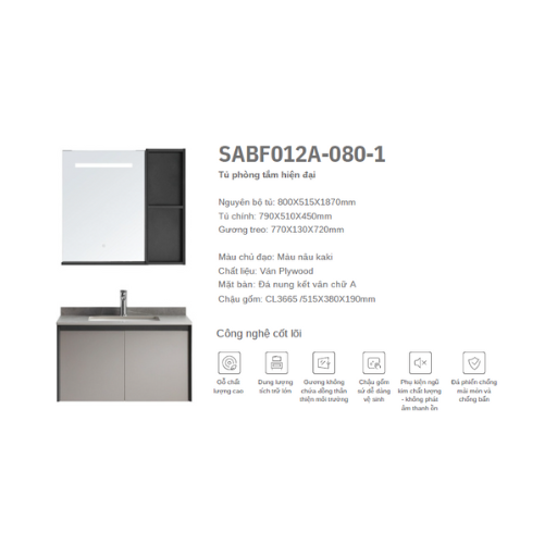 TỦ PHÒNG TẮM HIỆN ĐẠI SSWW SABF012A-080-1