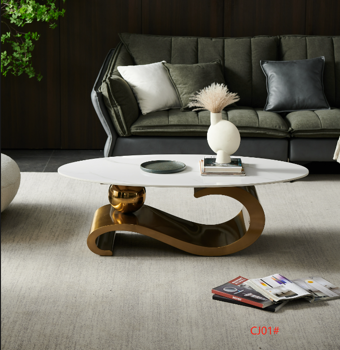 Bàn trà sofa chân chữ S