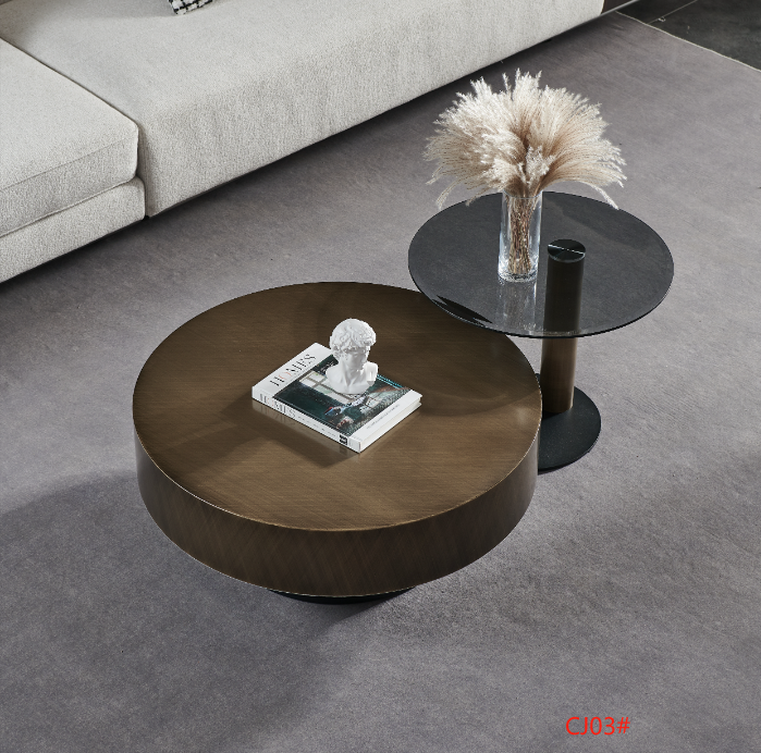 Bộ Bàn Trà Sofa Mặt Kính Cường Lực