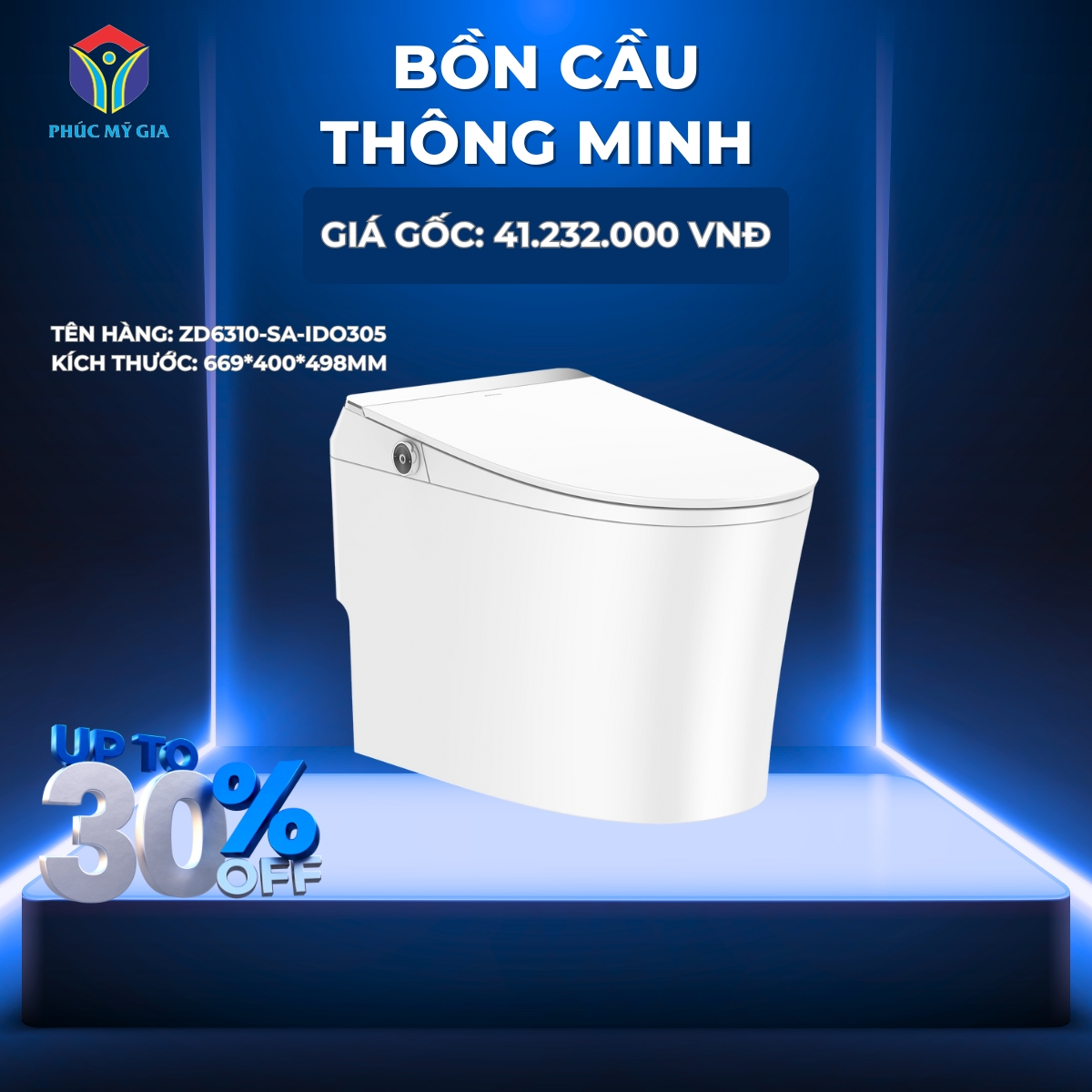 BỒN CẦU THÔNG MINH - ZD6310-SA-IDO305