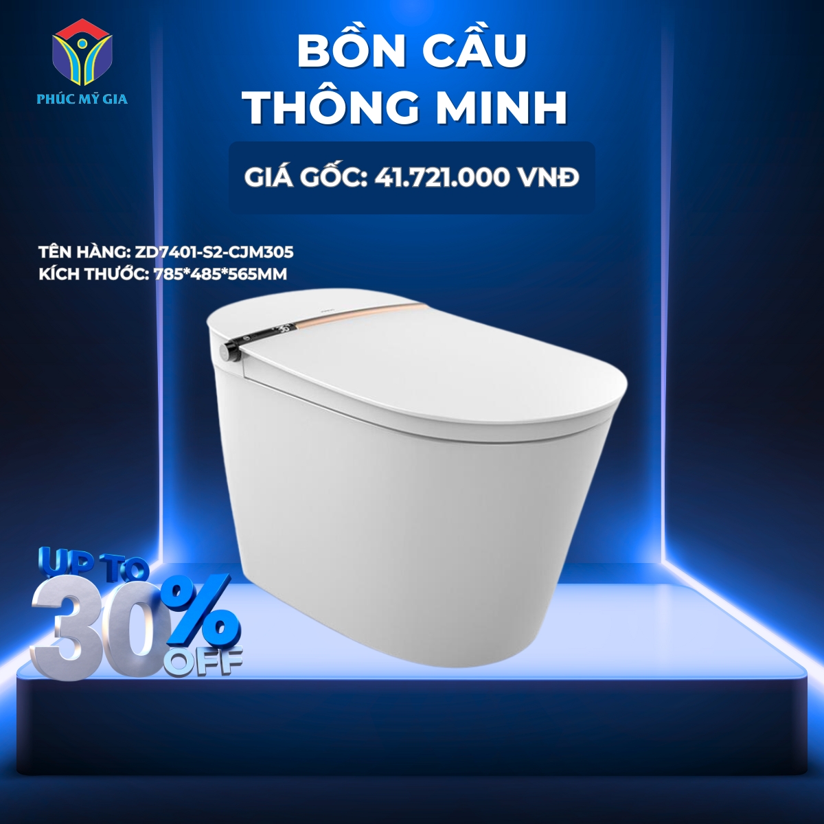 BỒN CẦU THÔNG MINH - ZD7401-S2-CJM305