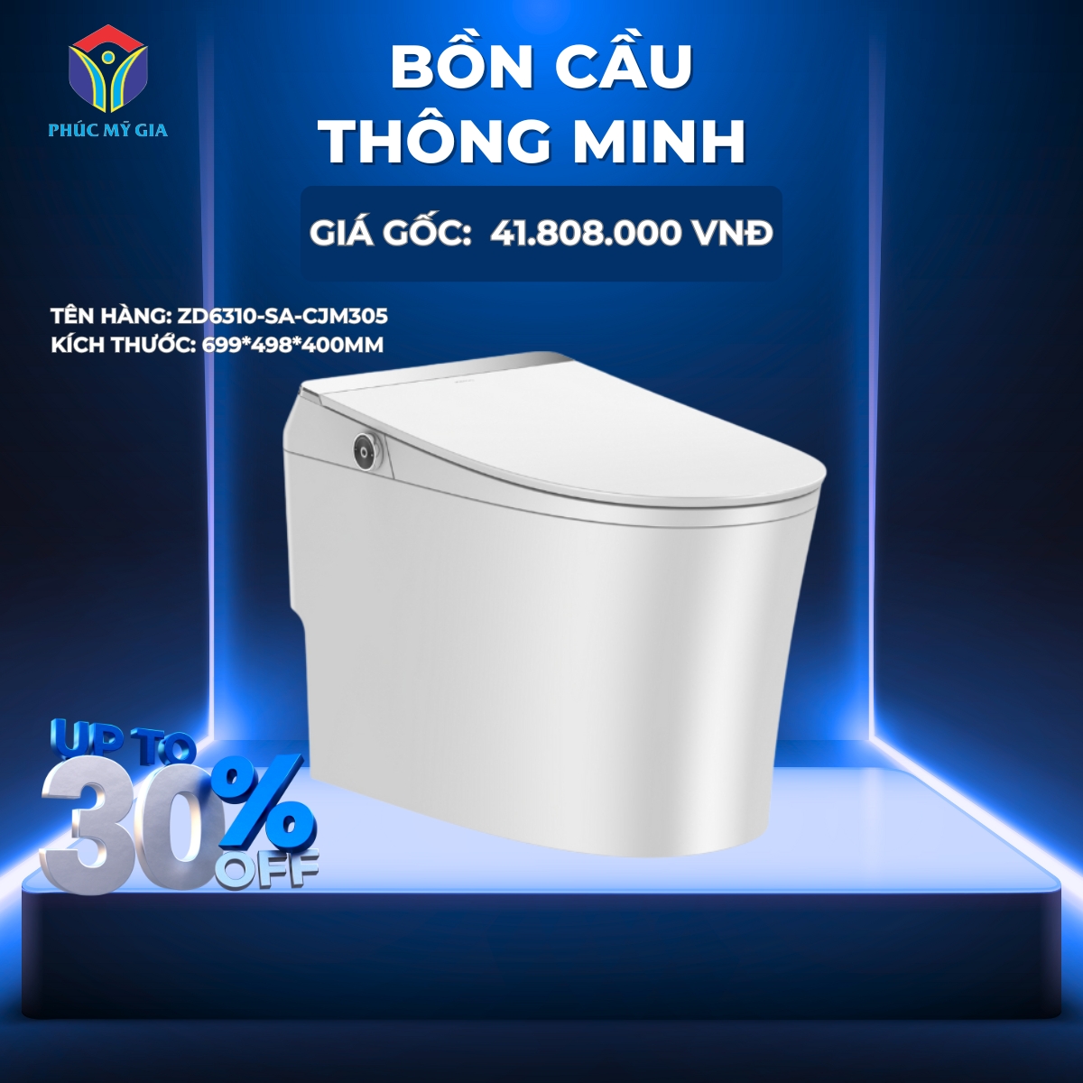 BỒN CẦU THÔNG MINH - ZD6310-SA-CJM305
