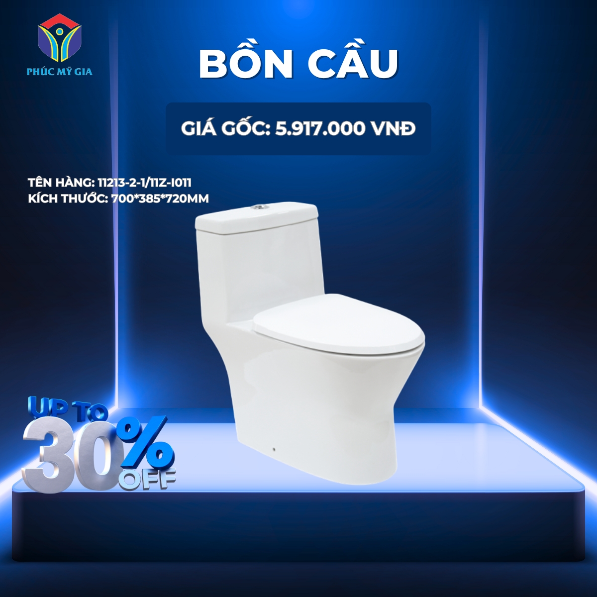 BỒN CẦU MỘT KHỐI - 11213-2-1/11Z-I011