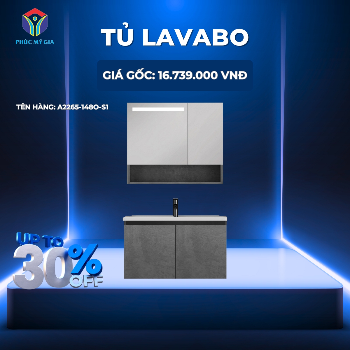 TỦ LAVABO JOMOO - A2265-148O-S1
