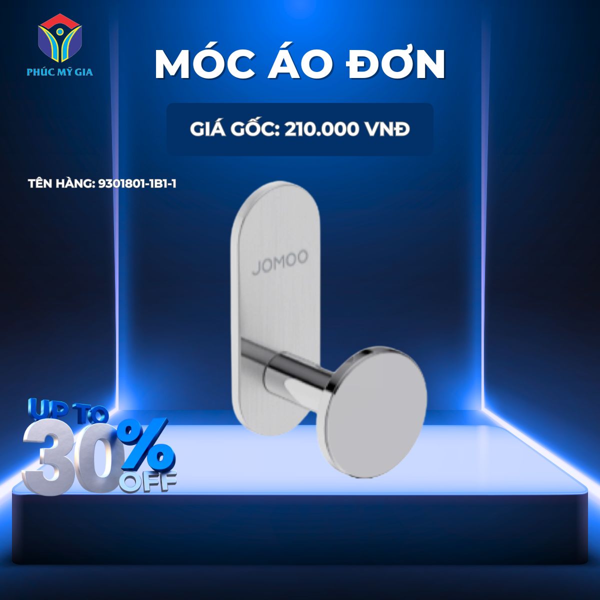 MÓC ÁO ĐƠN JOMOO 9301801-1B1-1