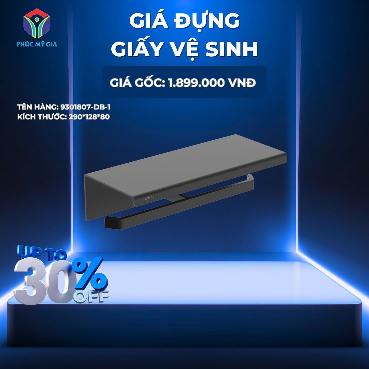 GIÁ ĐỰNG GIẤY VỆ SINH JOMOO 9301807-DB-1