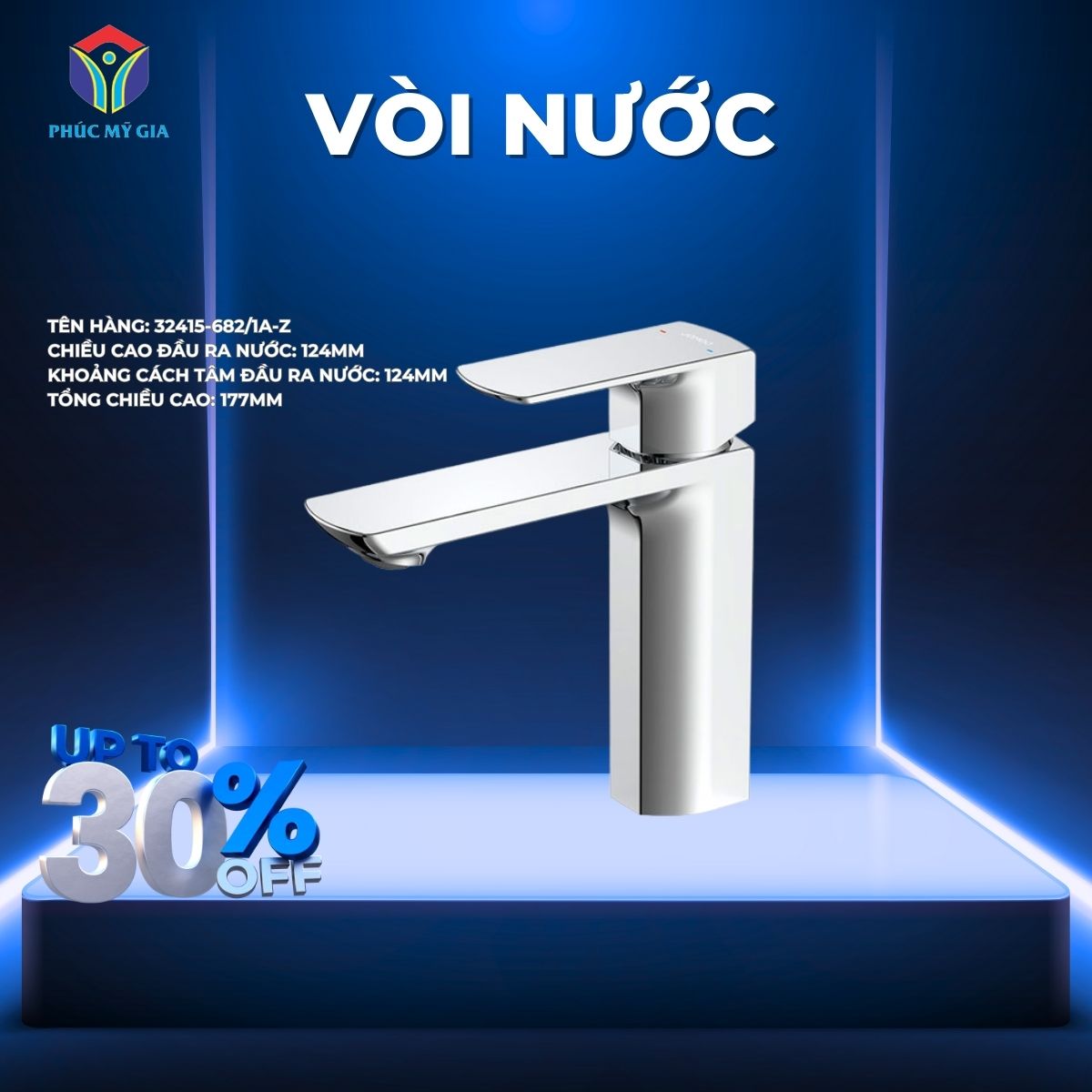VÒI LAVABO NÓNG LẠNH JOMOO 32415-682/1A-Z