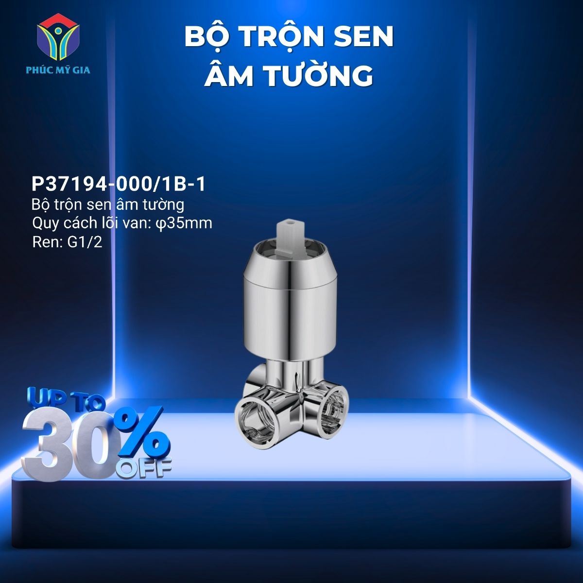 BỘ TRỘN SEN ÂM TƯỜNG - P37194-000/1B-1