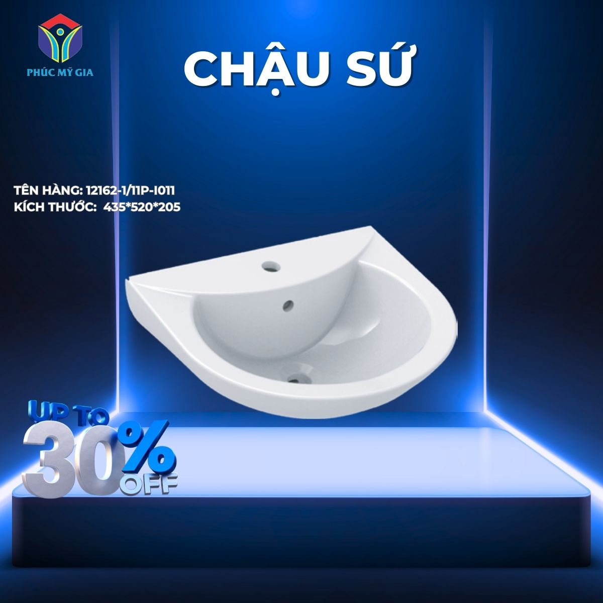 CHẬU RỬA TREO TƯỜNG JOMOO 12162-1/11P-I011