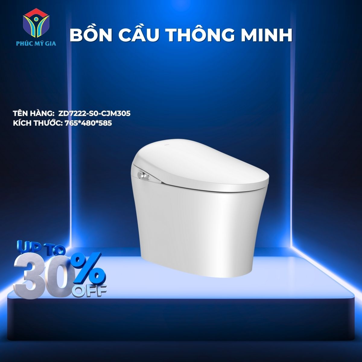 BỒN CẦU THÔNG MINH JOMOO ZD7222-S0-CJM305