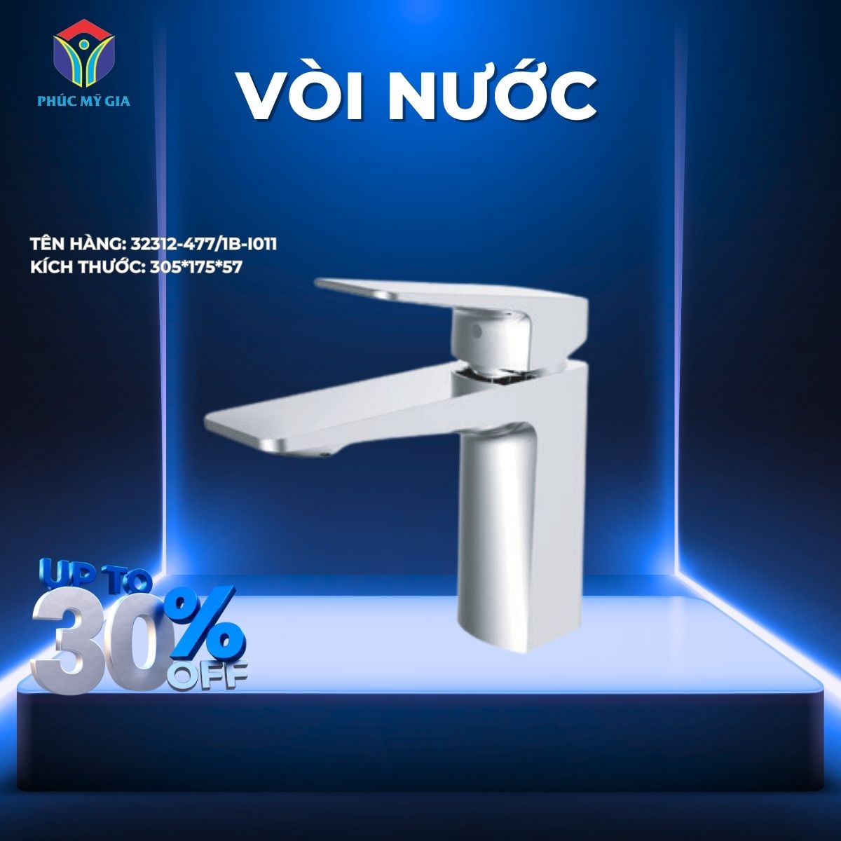 VÒI LAVABO NÓNG LẠNH - 32312-477/1B-I011