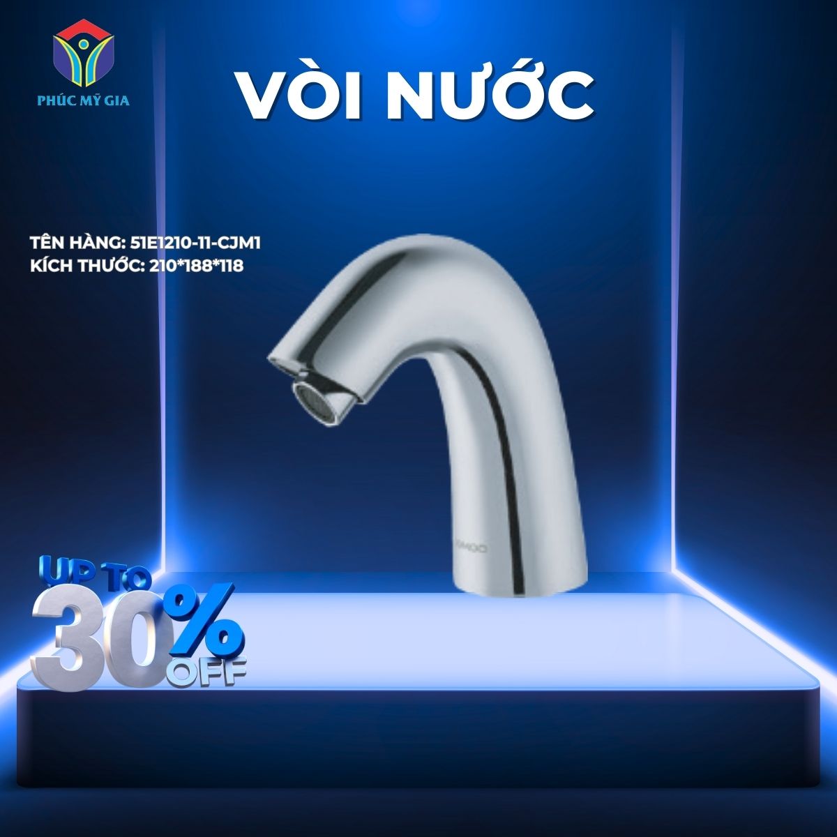 VÒI LAVABO CẢM ỨNG JOMOO 51E1210-11-CJM1
