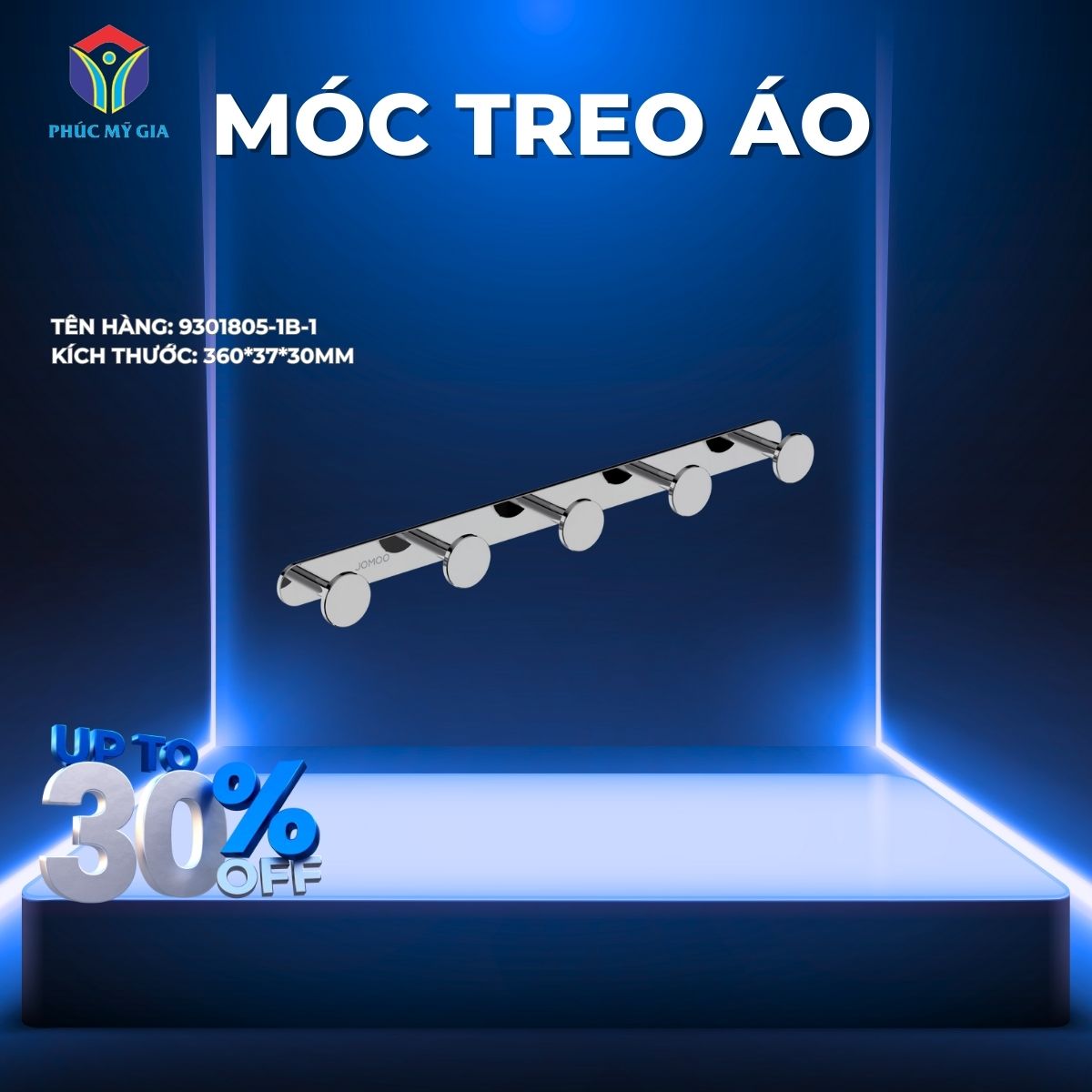 MÓC TREO ÁO JOMOO 9301805-1B-1
