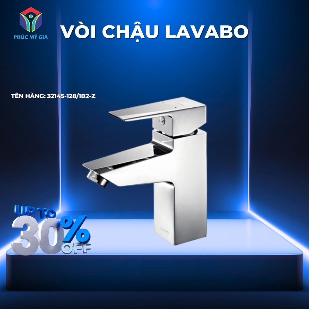 VÒI LAVABO NÓNG LẠNH JOMOO 32145-128/1B2-Z