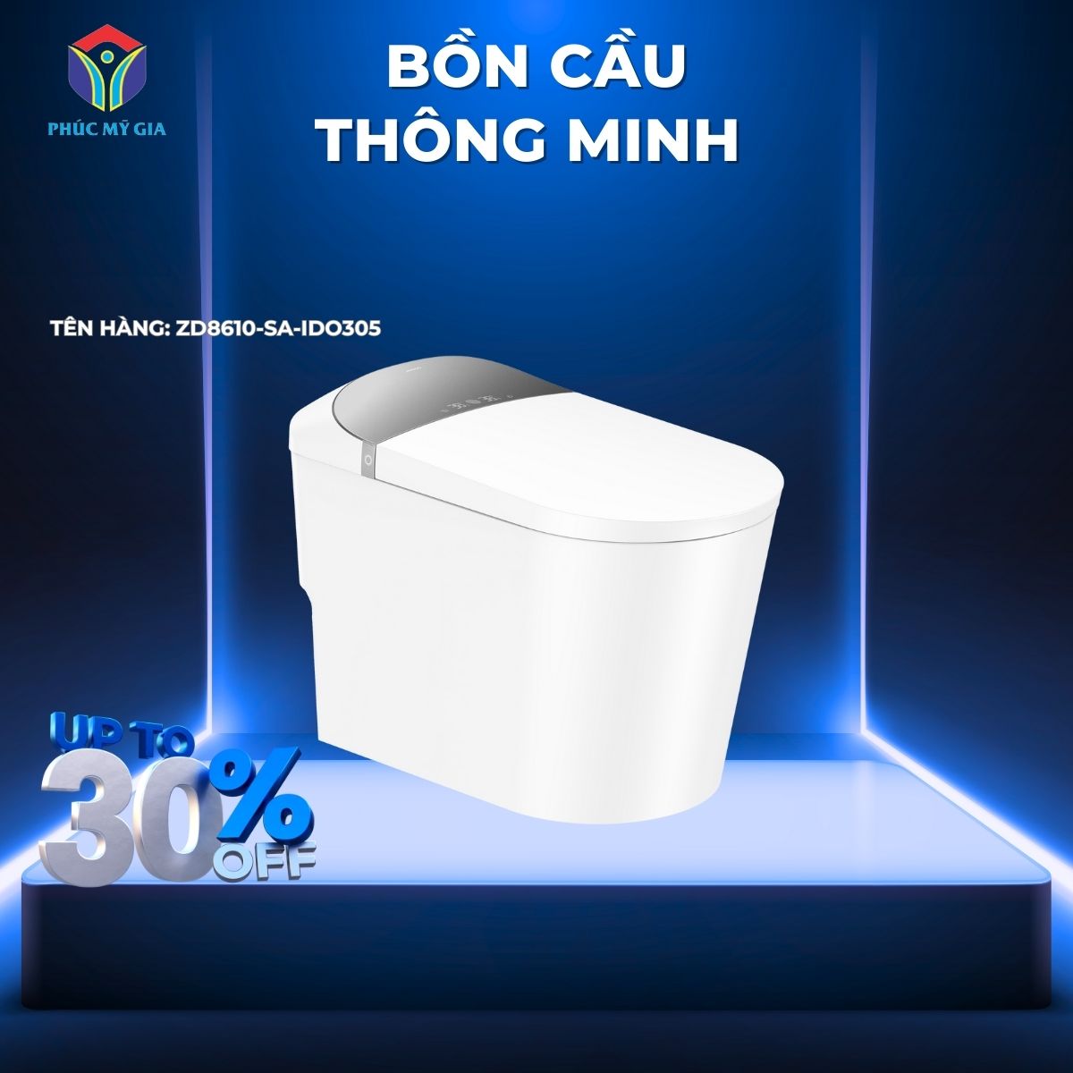 BỒN CẦU THÔNG MINH - ZD8610-SA-IDO305