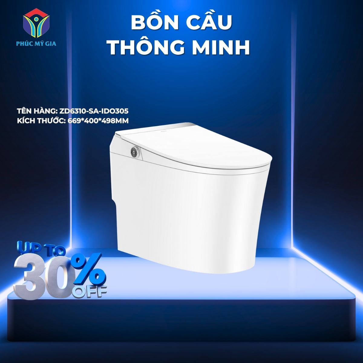 BỒN CẦU THÔNG MINH - ZD6310-SA-IDO305