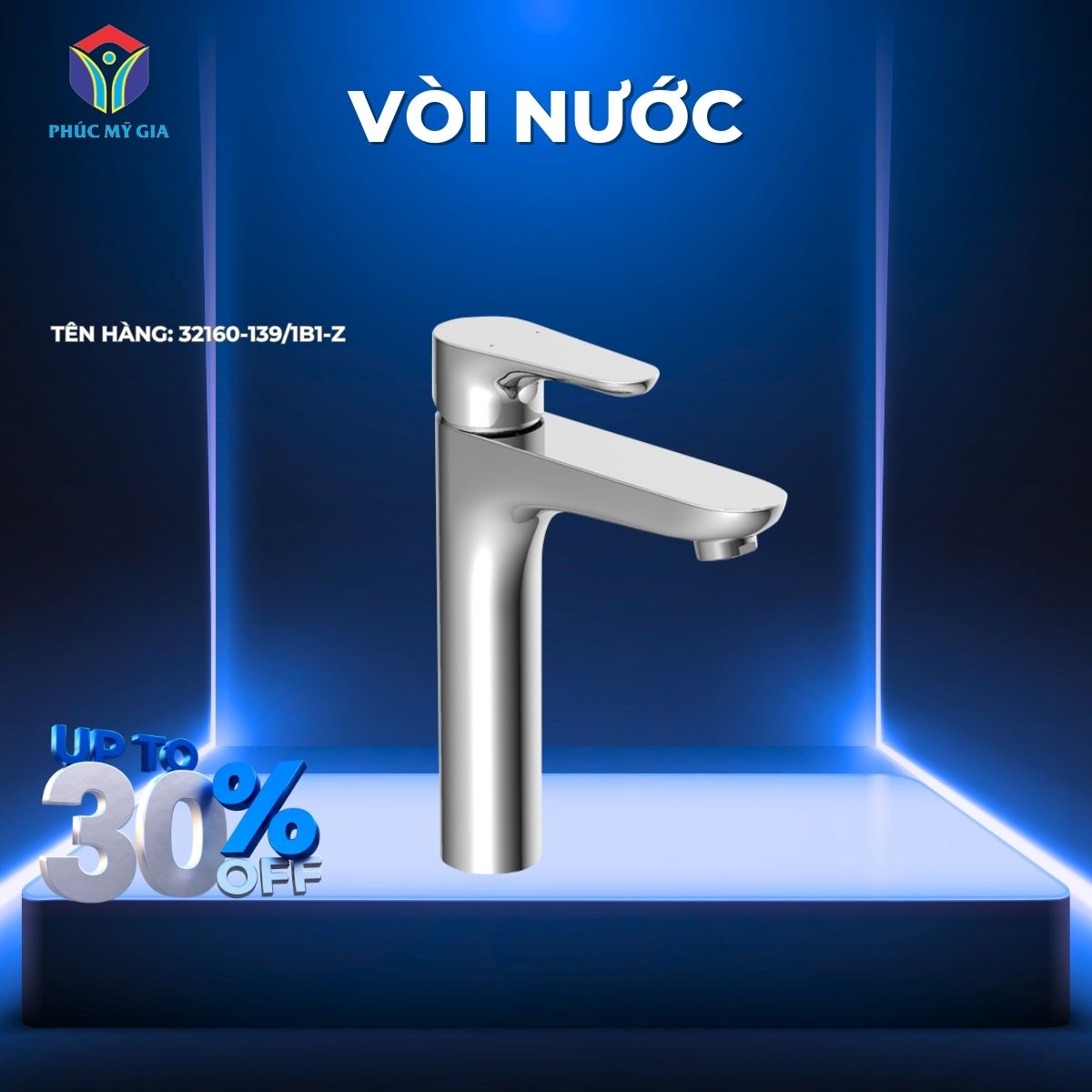 VÒI LAVABO NÓNG LẠNH JOMOO 32160-139/1B1-Z