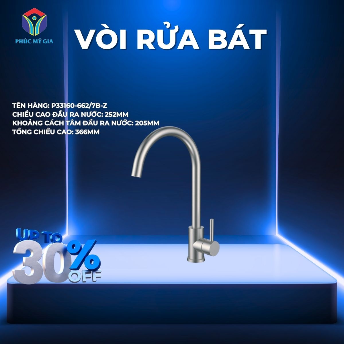 VÒI RỬA BÁT JOMOO P33160-662/7B-Z