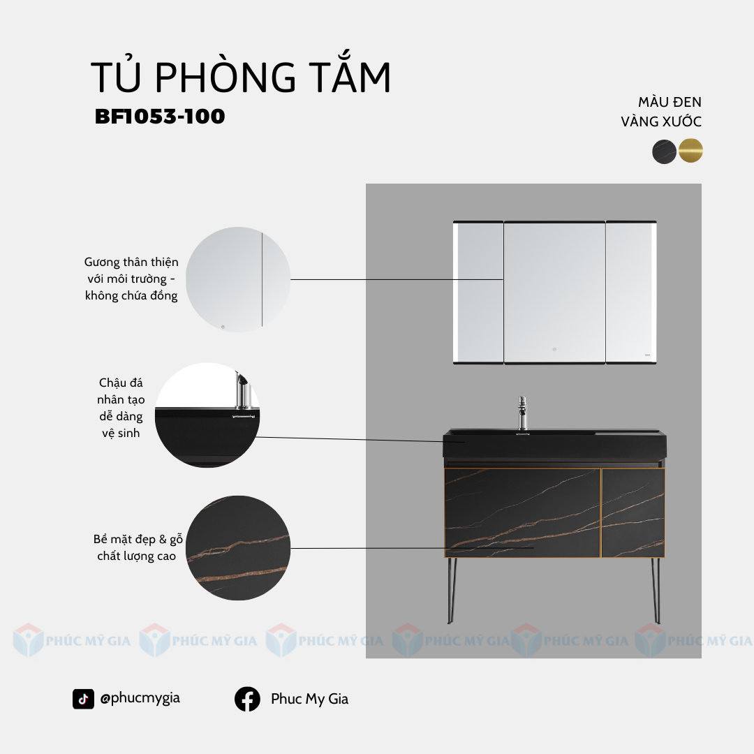 TỦ PHÒNG TẮM HIỆN ĐẠI BF1053-100