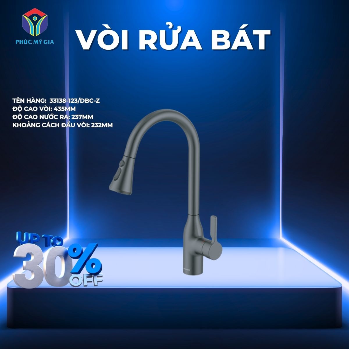 VÒI RỬA BÁT JOMOO 33138-123/DB-Z