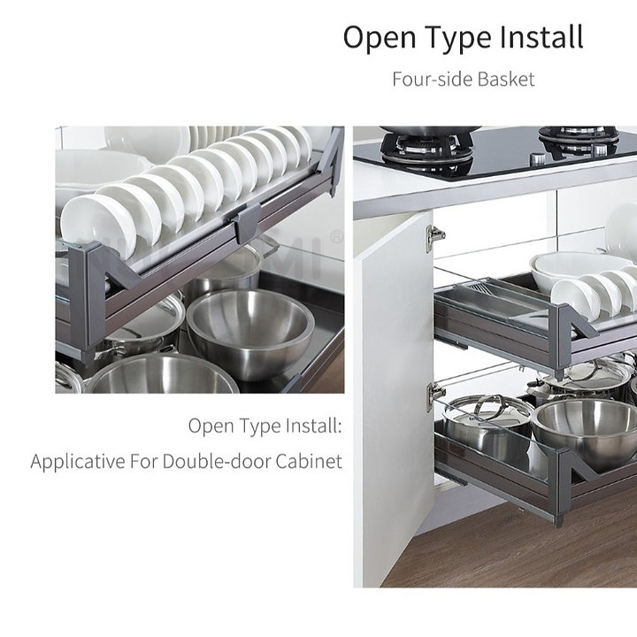 RỔ CHÉN KÉO 3 MẶT 