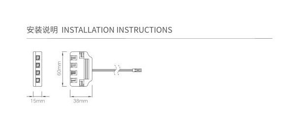 HỘP NỐI ĐÈN LED 6 DÂY